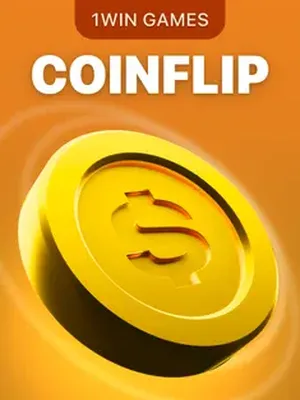 Coinflip by 1win Games, heads or tails in the 1win lobby