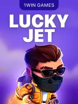 Lucky Jet by 1win Games, crash game in the 1win lobby