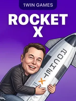 RocketX by 1win Games, crash game in the 1win lobby