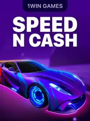 Speed-n-Cash by 1win Games, two-car crash game in the 1win lobby