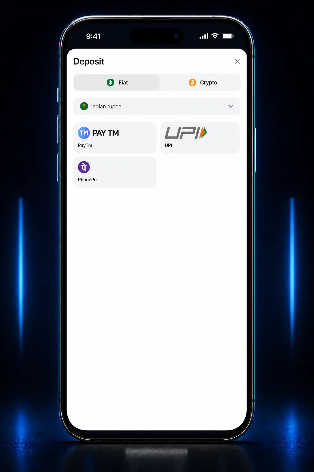 Step-by-step guide showing how to sign up, deposit, and place a Kabaddi bet on the 1win app