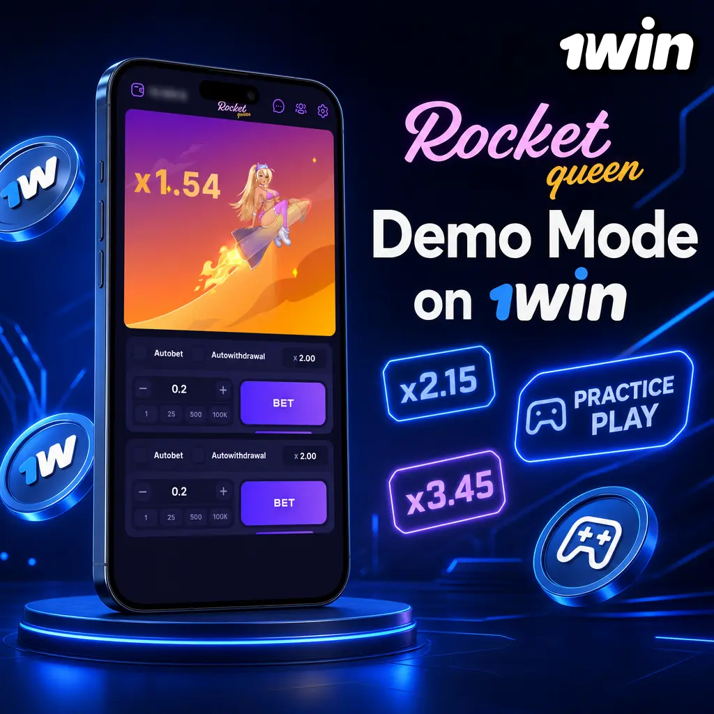 Rocket Queen demo mode on 1win – test free spins, scatter triggers, and wilds with virtual credits, no risk.