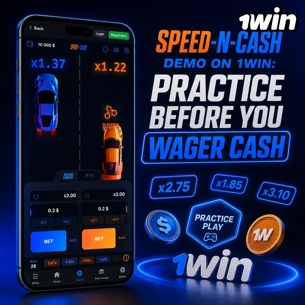 Speed-n-Cash free demo on 1win: practice multiplier stacking and turbo spins with virtual credits before real cash play