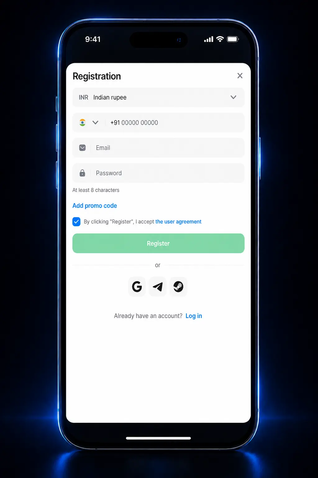 Step-by-step guide to register, deposit, and start playing at 1win Casino on mobile