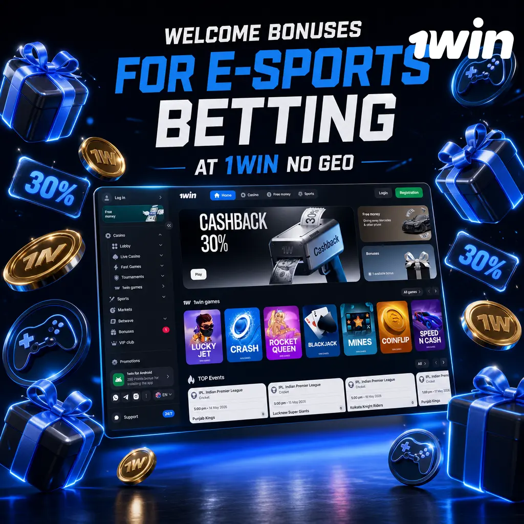 1win welcome bonus up to 600% plus 500 free spins for esports betting on CS2, Dota 2, and League of Legends
